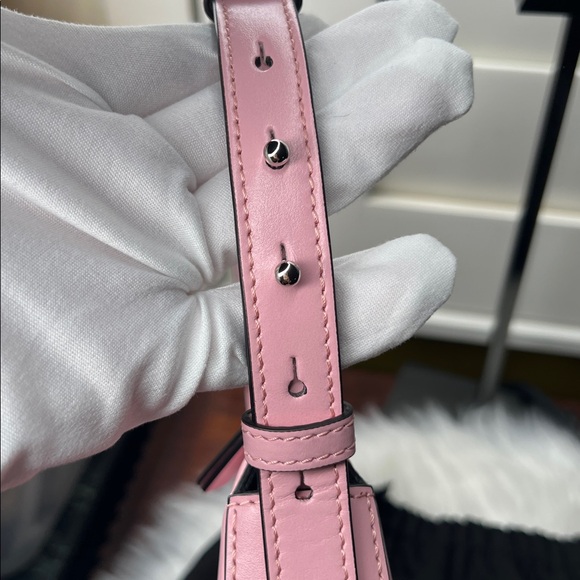 NOT AVAILABLE Versace La Medusa Light Pink Shoulder Bag Calf Leather NWOT w/COA - Picture 17 of 17